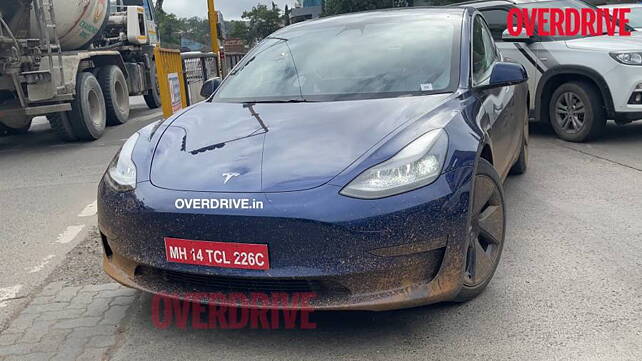 Tesla Model 3 begins testing in India