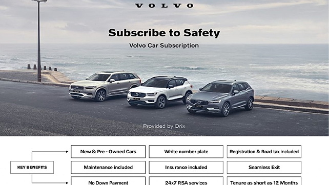 Volvo India Introduces Car Subscription Programme - CarWale