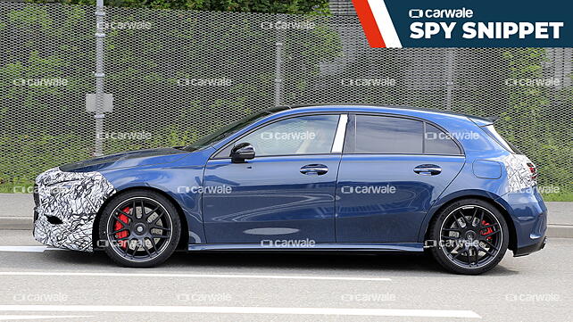 Mercedes Amg A45 Facelift Spotted Testing For The First Time Carwale