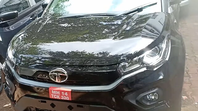 New Tata Nexon Dark Edition spotted at dealership; to be launched soon