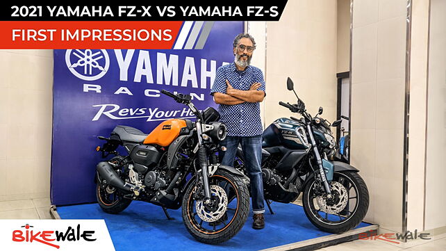 2021 Yamaha FZ-X vs Yamaha FZ-S Comparison - First Impressions Video