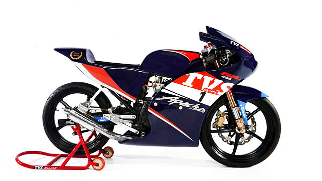 Fully-faired TVS Apache RR 200 revealed for TVS One Make Championship