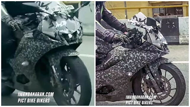 2022 Yamaha YZF R3 spotted testing in India