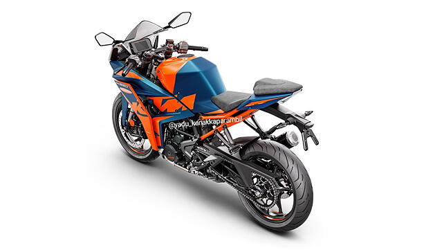 KTM RC 390 Left Rear Three Quarter