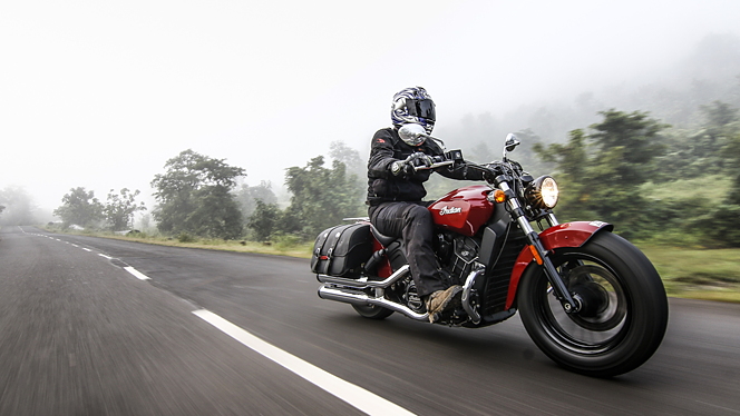 Indian scout off online road