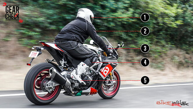 Motorrad Ganganzeige 1-6 Level für Aprilia ETV 1000 RS125 RSV4