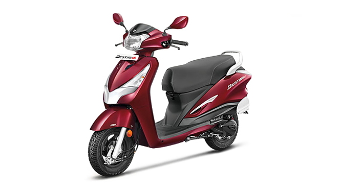 Hero destini 125 on road sale price