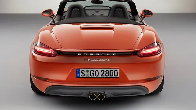 Porsche 718 Rear View Porsche 718 Rear View