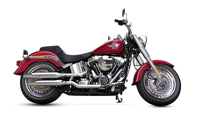 Harley shops davids s fatboy red