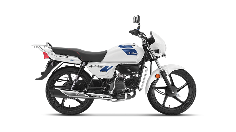 Hero Splendor Plus Xtec Pearl White Colour, Splendor Plus Xtec Colours in India – BikeWale