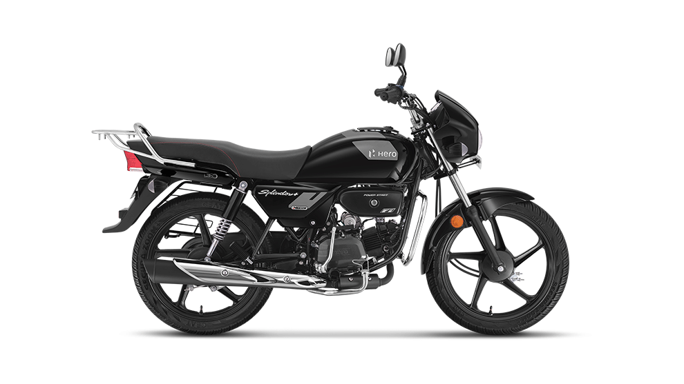 hero splendor plus price all black