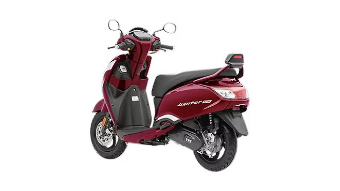 TVS Jupiter 125 Left Rear Three Quarter