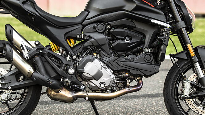 Ducati Monster BS6 Engine From Right