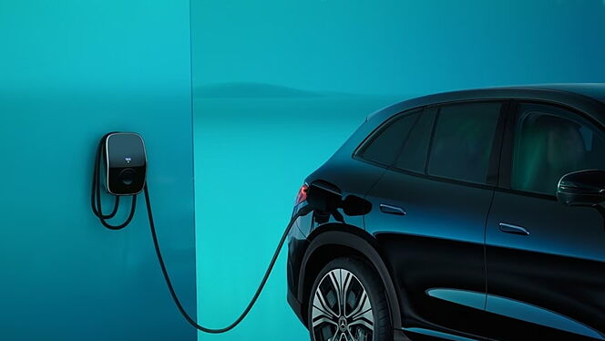 Mercedes-Benz EQE SUV EV Car Charging Input Plug