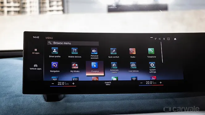 BMW iX Infotainment System