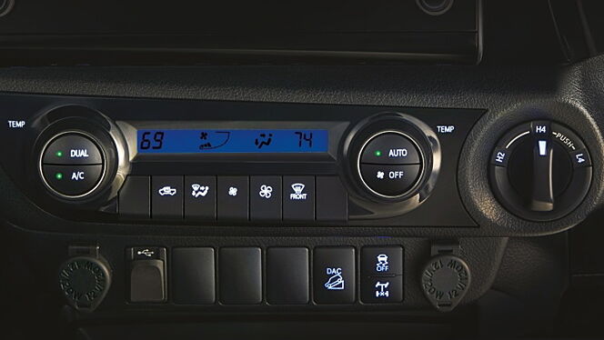 Toyota Hilux AC Controls