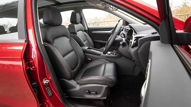 MG ZS EV Front Row Seats