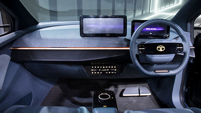 Tata Curvv EV Concept Dashboard