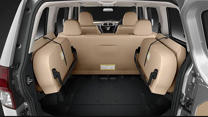 Mahindra Bolero Neo Plus Bootspace Rear Seat Folded