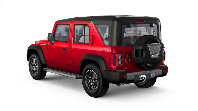 Mahindra Thar Roxx Left Rear Three Quarter Mahindra Thar Roxx Left Rear Three Quarter