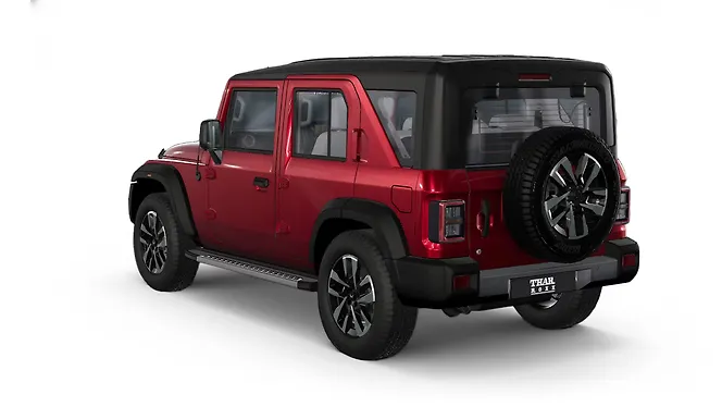 Mahindra Thar Roxx Left Rear Three Quarter Mahindra Thar Roxx Left Rear Three Quarter
