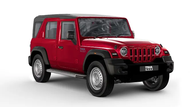 Mahindra Thar Roxx Right Front Three Quarter Mahindra Thar Roxx Right Front Three Quarter