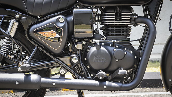 Royal Enfield Bullet 350 Engine From Right