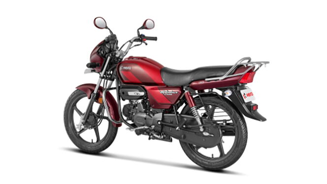 Hero Splendor Plus Xtec Left Rear Three Quarter