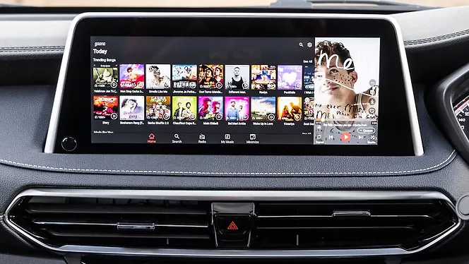 MG Gloster Infotainment System