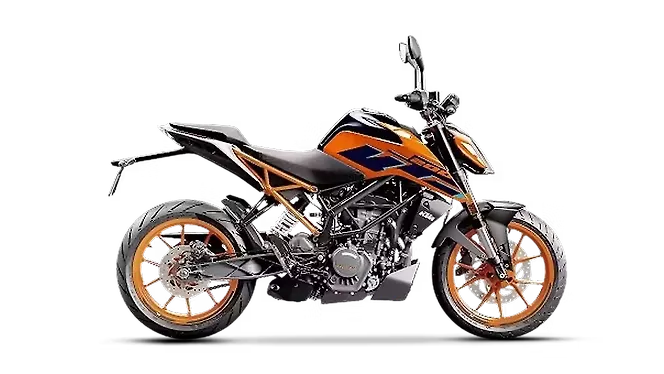 KTM 200 Duke Right Side View