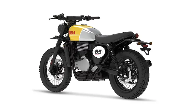 BSA Scrambler 650 Left Rear Three Quarter