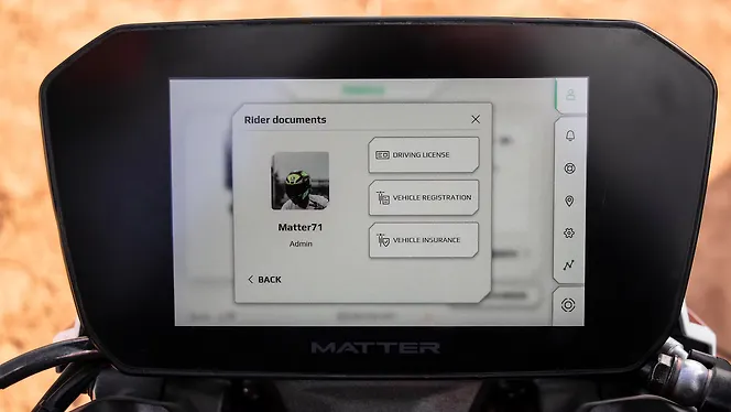 Matter AERA Instrument Cluster