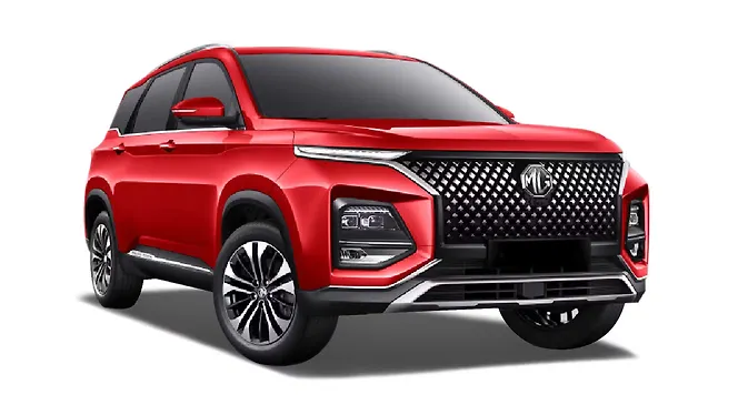 MG Hector Plus Right Front Three Quarter