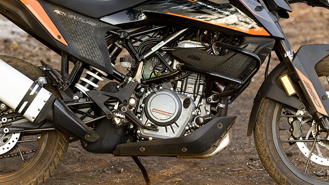 KTM 390 Adventure X Engine From Right