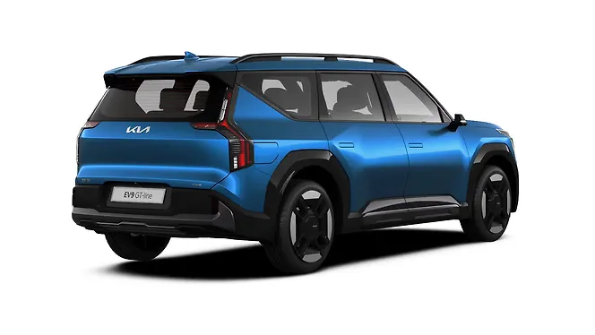 किआ EV9 राइट रियर थ्री क्वार्टर