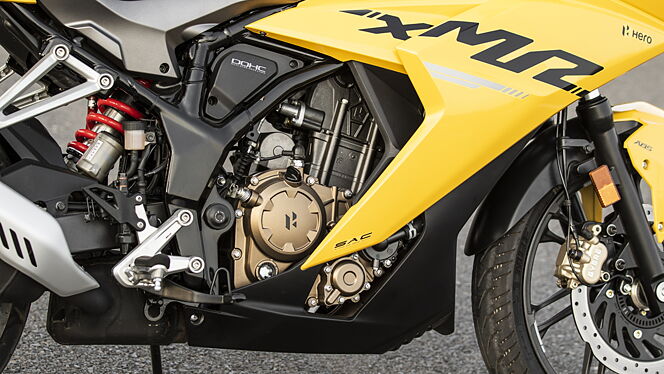 Hero Karizma XMR Engine From Right