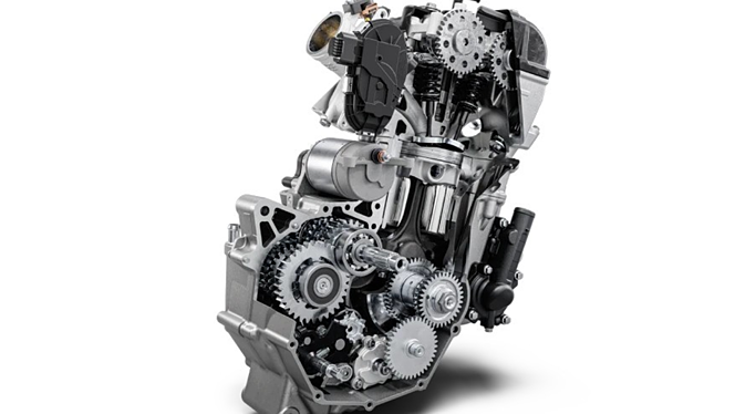 KTM 390 Duke Engine From Left