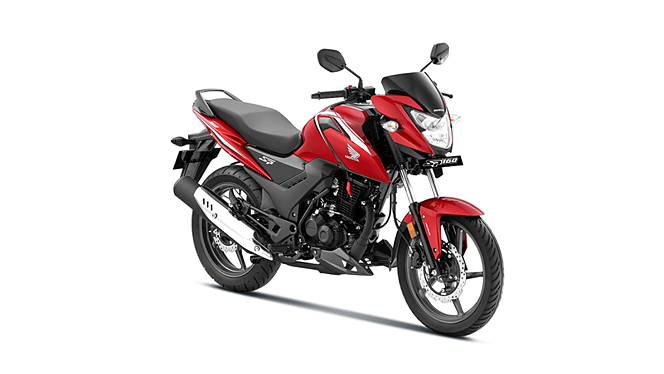 Honda shine red colour best sale new model