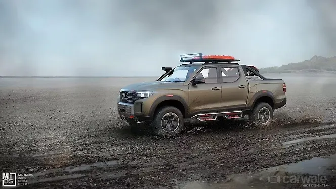 महिंद्रा ग्लोबल पिक अप लेफ्ट फ्रंट थ्री क्वार्टर