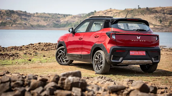 Mahindra XUV 3XO Left Rear Three Quarter