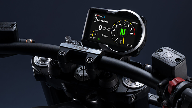 Ducati Scrambler Nightshift [2023] TFT / Instrument Cluster