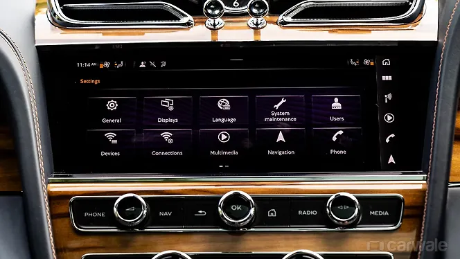 Bentley Bentayga Infotainment System