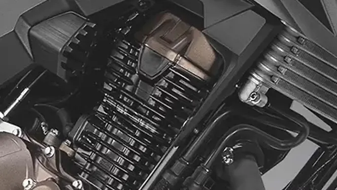 Honda CB300F Flex-Fuel Engine From Right