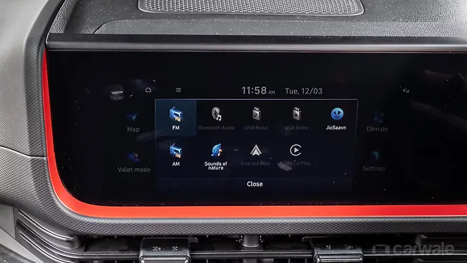 Hyundai Creta N Line Infotainment System