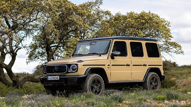 Mercedes-Benz G-Class with EQ Power Left Front Three Quarter