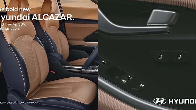 Hyundai Alcazar facelift Front Row Seats