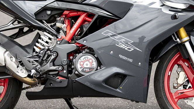 TVS Apache RR 310 Engine From Right