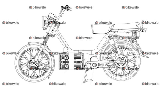 TVS XL EV Right Side View