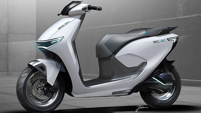 Honda Activa Electric Right Front Three Quarter