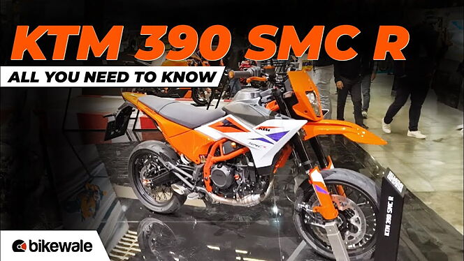 KTM 390 SMC R Right Front Three Quarter